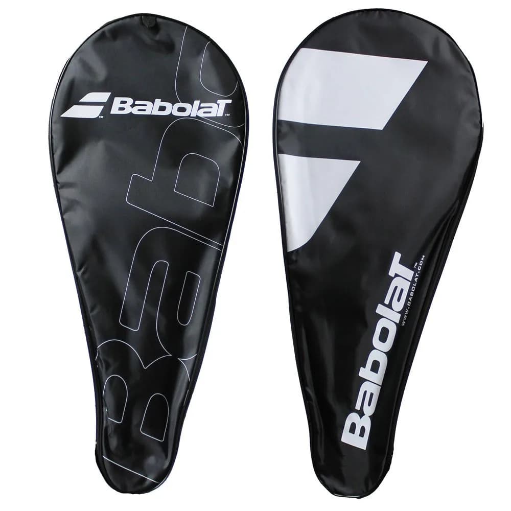 Babolat Tennis Racquet Cover with Shoulder Strap Nylon Black/White | Protects & Transports Your Racquet - main product image