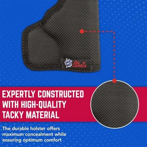 DeSantis Nemesis Pocket Holster Fits SIG P238, S&W M&P Bodyguard 380 | Ambidextrous, No-Slip, Concealed Carry thumbnail 5
