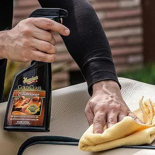 Meguiar's Gold Class Leather Conditioner Spray 473ml (16 Fl Oz) | Restores Leather Seats thumbnail 2