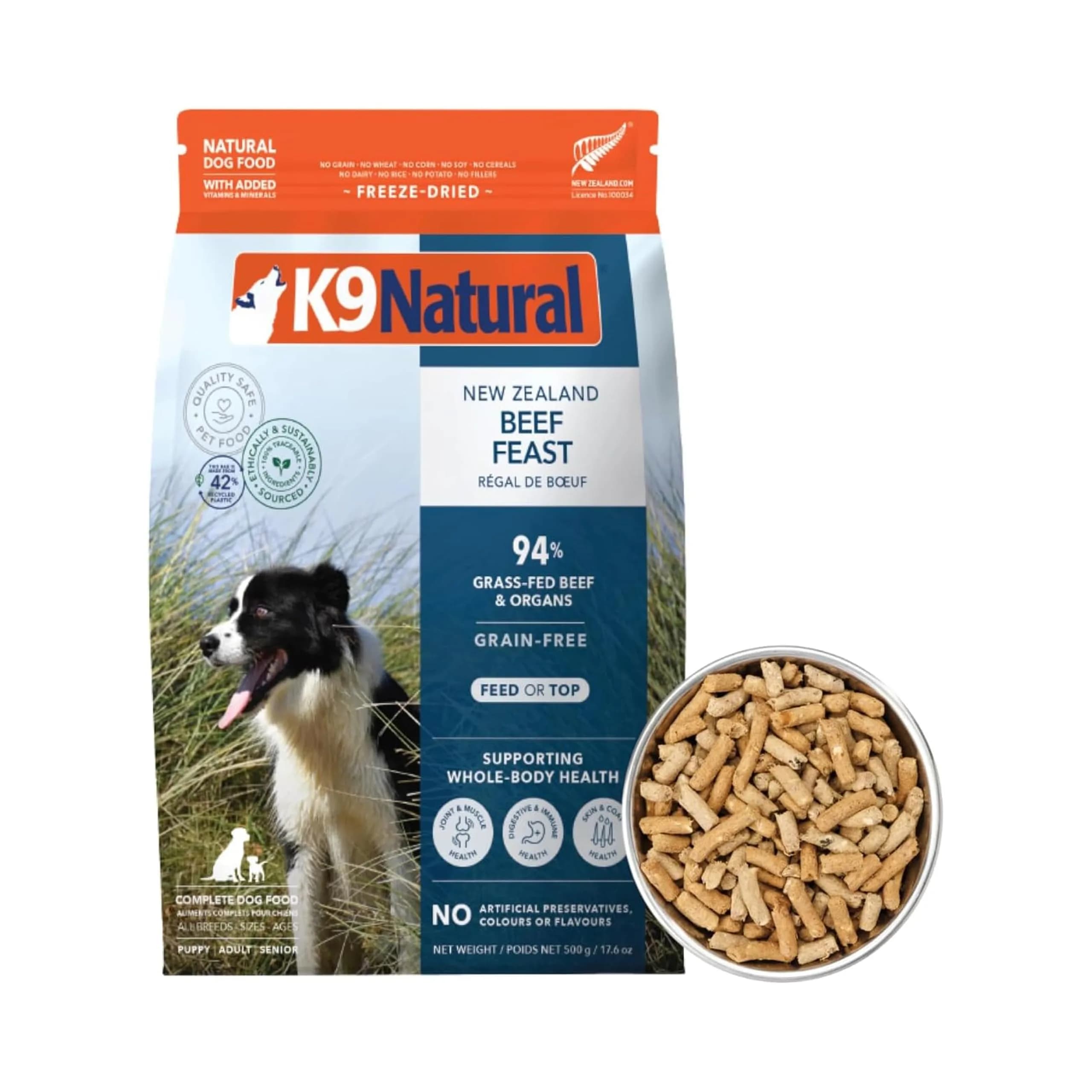 K9 Natural Freeze Dried High Protein Grain-Free Dog Food or Topper | Raw, NZ Made, Complete Nutrition