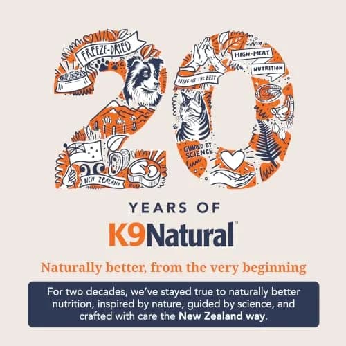 K9 Natural Freeze Dried High Protein Grain-Free Dog Food or Topper | Raw, NZ Made, Complete Nutrition thumbnail 7