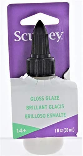 Sculpey Gloss Glaze 1 fl oz | Non Toxic, Clear, Oven Bake Clay Finish thumbnail 1
