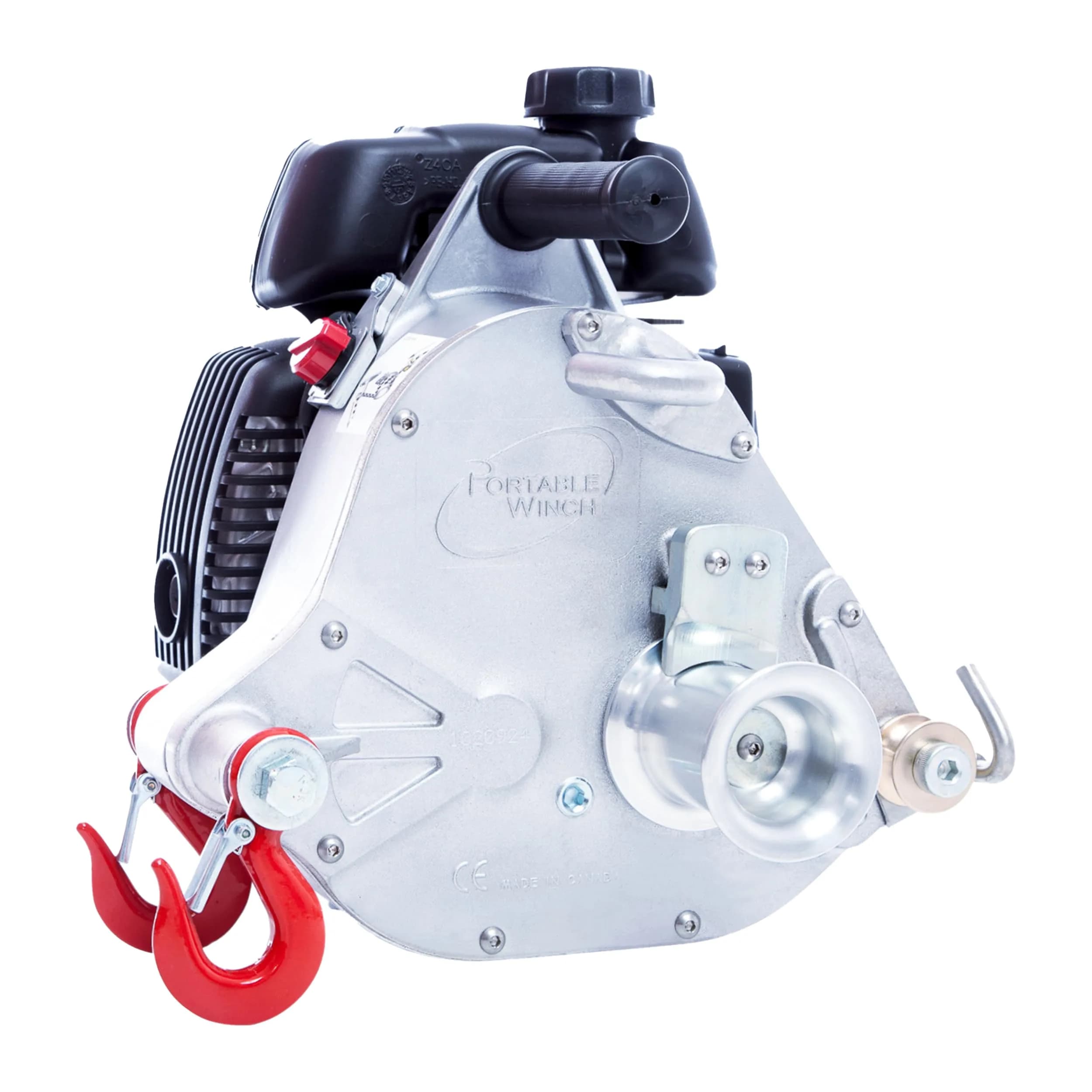 Portable Winch PCW5000 Gas Capstan Winch 35 lbs | 2,200 lbs Capacity, Honda GXH50 Engine, Unlimited Distance