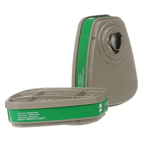 3M Ammonia Methylamine Respiratory Protection Cartridge 6004 | NIOSH Approved for Ammonia & Methylamine (105-120c) thumbnail 2