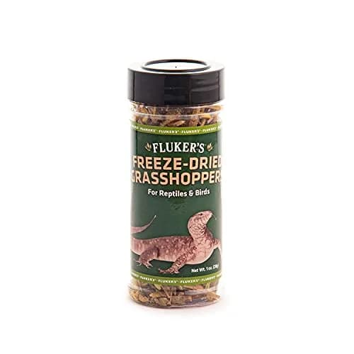 Fluker's Freeze Dried Grasshoppers 48g (1.7 oz) | Nutrient-Packed Reptile Food thumbnail 1