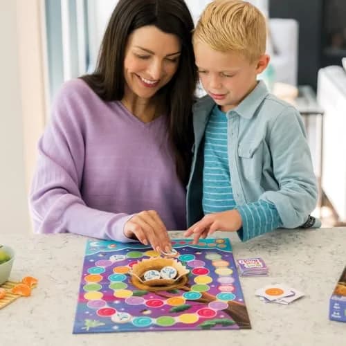 Peaceable Kingdom Hoot Owl Hoot Cooperative Matching Game 13x9x2 inches | Educational Board Game for Kids Ages 4-8 thumbnail 5