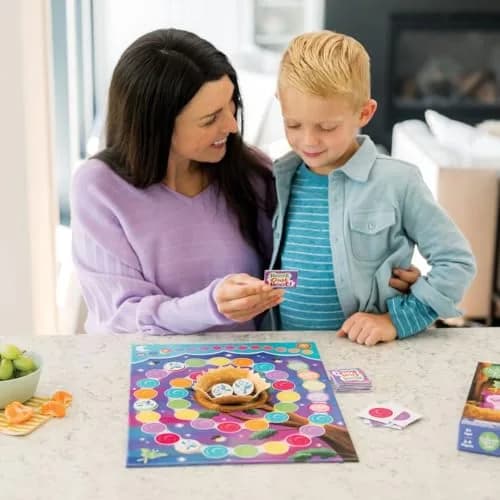 Peaceable Kingdom Hoot Owl Hoot Cooperative Matching Game 13x9x2 inches | Educational Board Game for Kids Ages 4-8 thumbnail 2