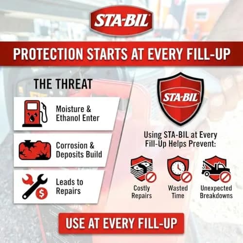 STA-BIL In-Season Fuel System Treatment & Injector Cleaner 296ml (10 Fl Oz) | Cleans Injectors, Stabilizes Fuel thumbnail 3