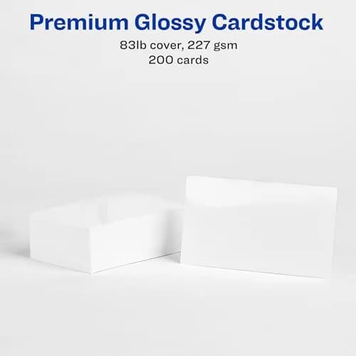 Avery Clean Edge Printable Business Cards 200 Cards (2" x 3.5") | Sure Feed Technology for Inkjet Printers thumbnail 5
