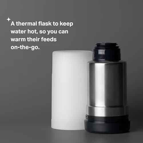 Tommee Tippee Travel Bottle & Food Warmer, Portable Thermal Flask, 421.34 cu in | Keeps Water Hot for On-the-Go Feeding thumbnail 4