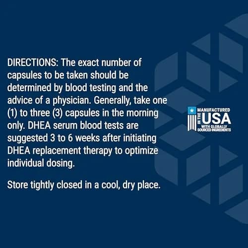 Life Extension DHEA 25 mg | Hormone Balance, 100 Capsules, Gluten-Free thumbnail 6
