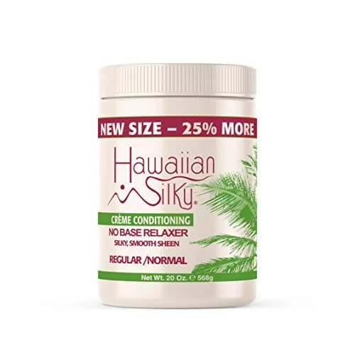 Hawaiian Silky No-Lye Relaxer Regular 591ml (20 Ounce) | Gentle Straightening for Normal Hair thumbnail 1