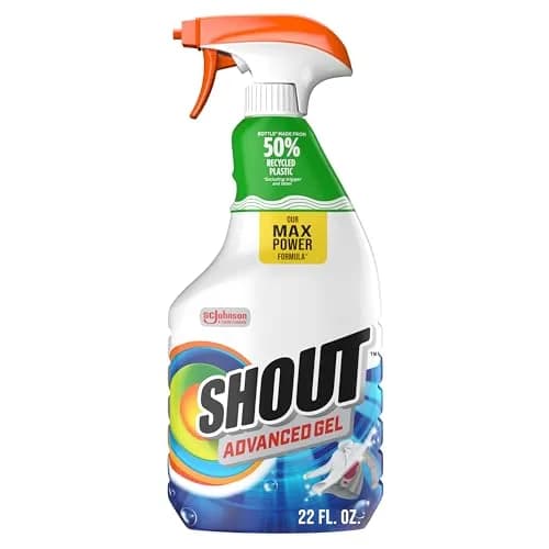 Shout Advanced Gel Laundry Stain Remover Spray 22 Fl Oz (651 ml) | Tough on Stains, Gentle on Fabrics thumbnail 1