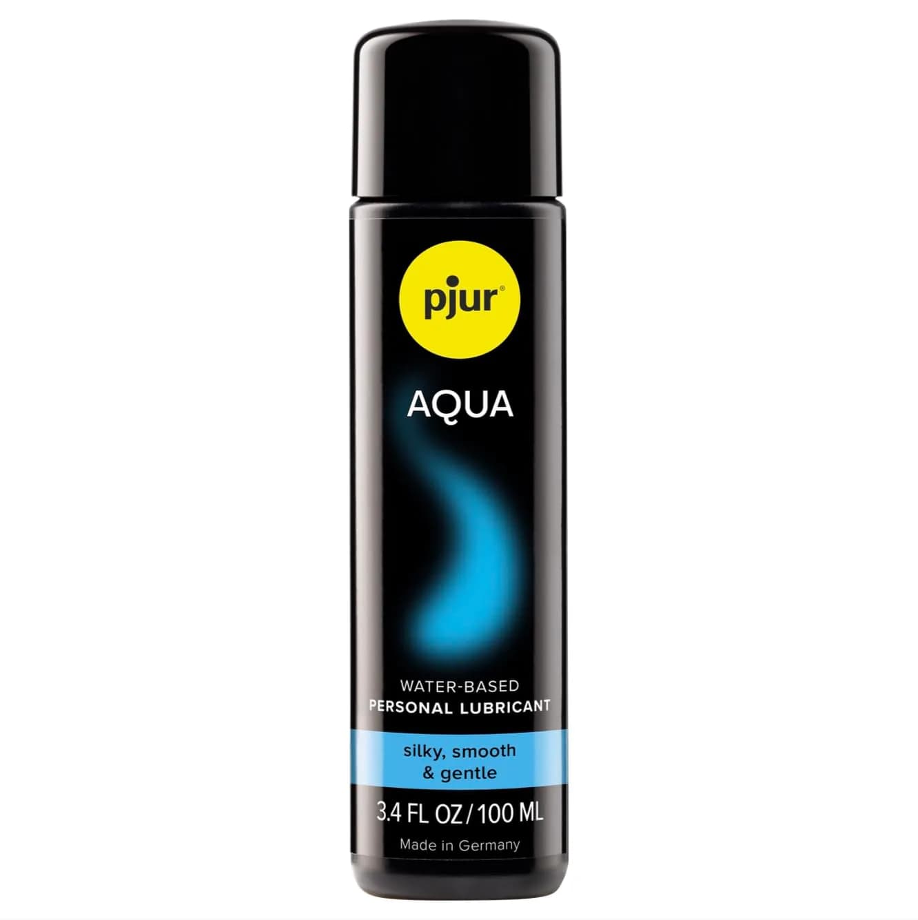 pjur Aqua Water-Based Personal Lubricant 100ml (3.4 Fl Oz) | Premium Silky Glide & Hydration - main product image