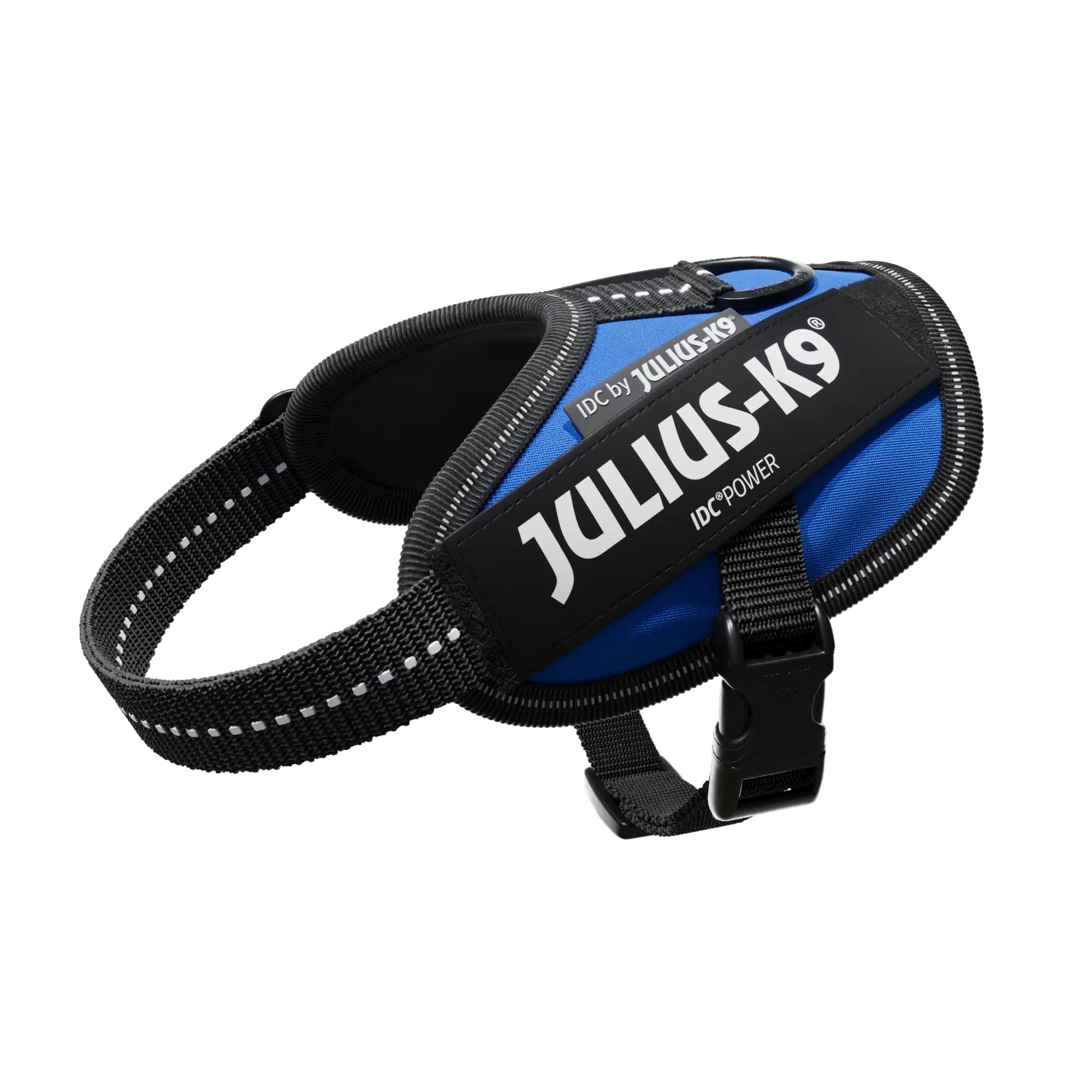 Julius-K9 IDC Powerharness Dog Harness Size 1 (26-33.5 inch Chest) | Reflective, Water-Repellent, European-Made — Blue