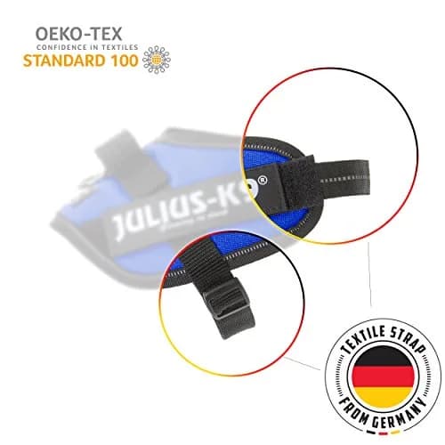 Julius-K9 IDC Powerharness Dog Harness, Baby 2 (2XS) Blue | 13-17.5 inch Chest, 4.5-11 lb Dog thumbnail 3