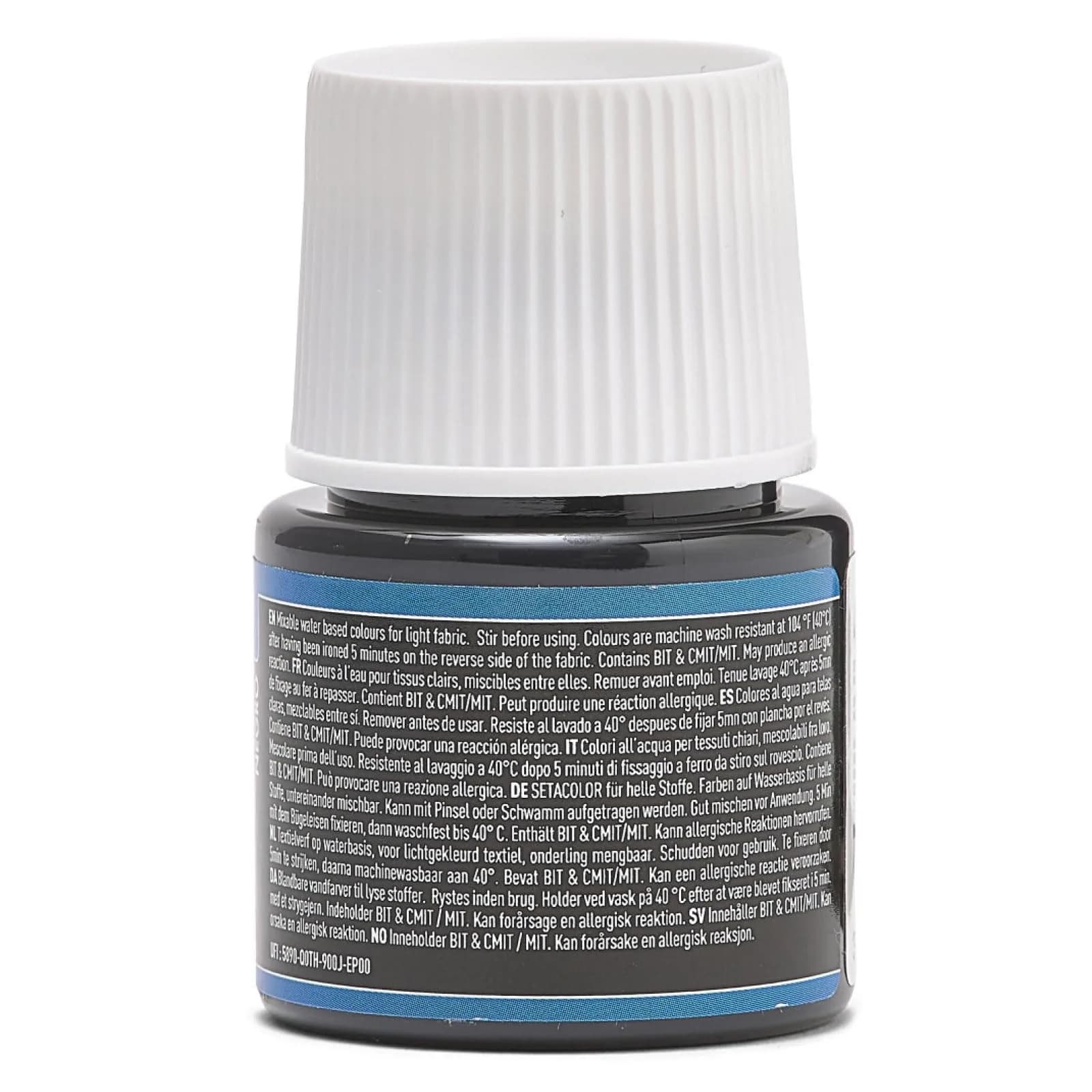 Pebeo Setacolor Light Fabrics Paint Black 45ml (1.52 Fl Oz) | ASTM D-4236 Certified Fabric Dye - view 4