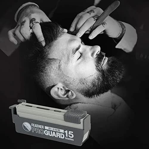 Feather Artist Club ProGuard Razor Blades 15 Count | Professional Single Edge Blades for Precise Shaving thumbnail 2