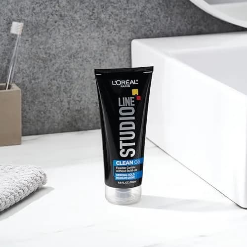 L'Oreal Paris Studio Line Clear Minded Clean Gel Strong Hold 200ml (6.8 Fl Oz) | No Buildup, Flexible Control thumbnail 5
