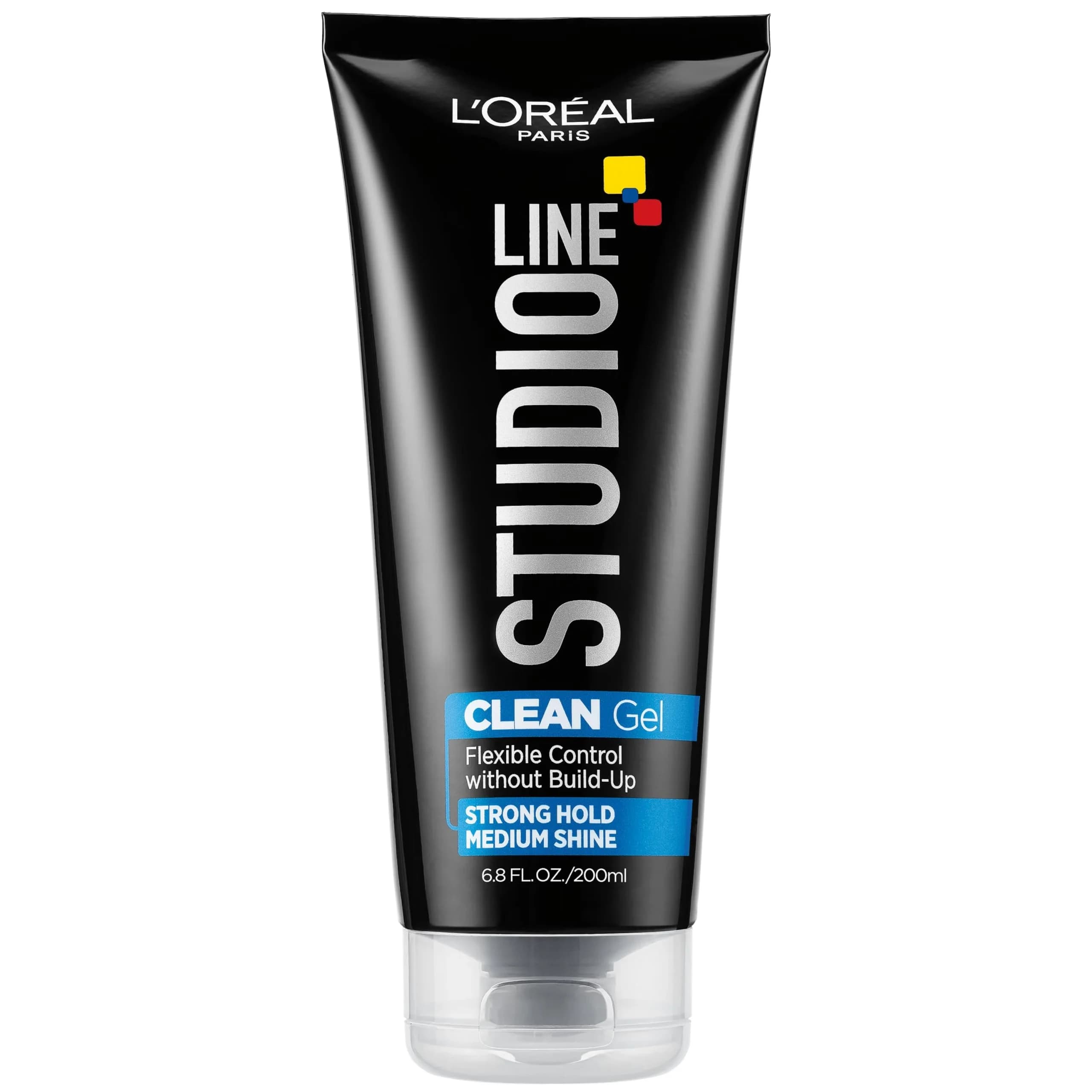 L'Oreal Paris Studio Line Clear Minded Clean Gel Strong Hold 200ml (6.8 Fl Oz) | No Buildup, Flexible Control