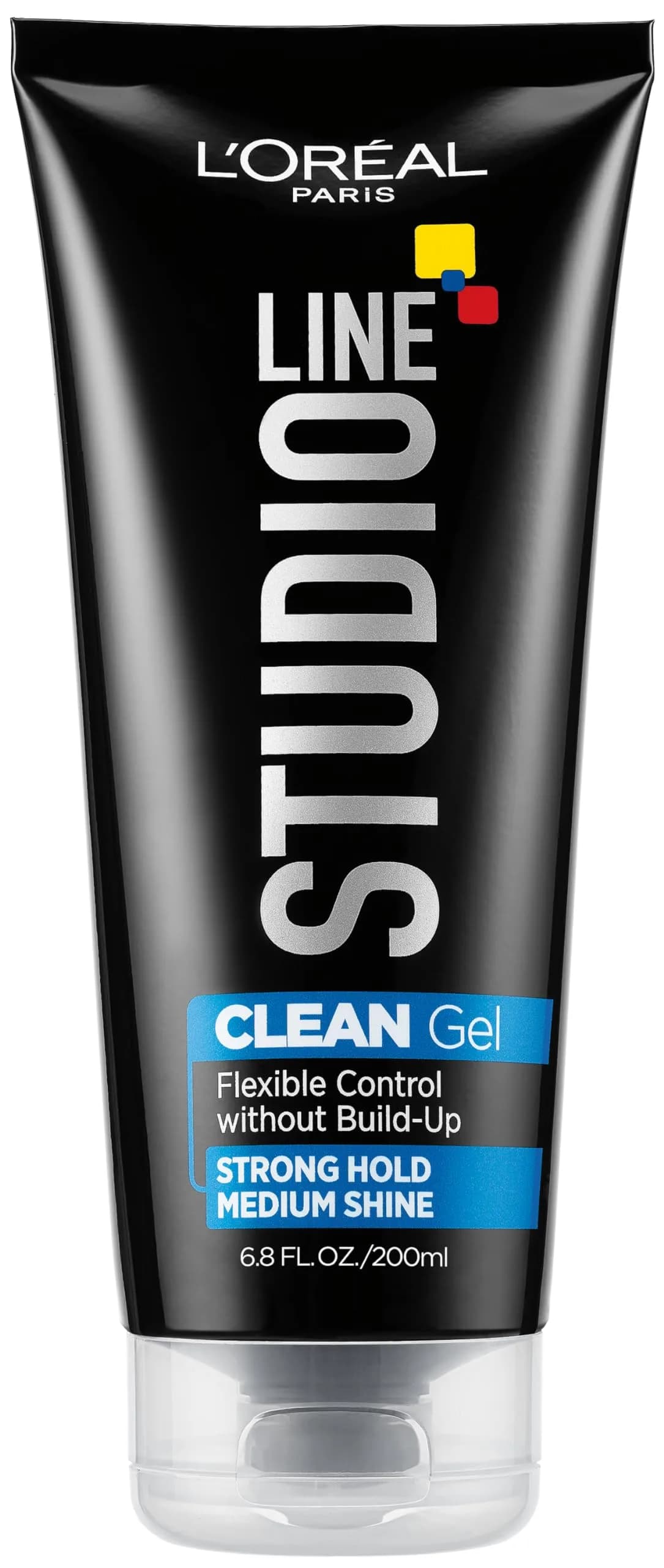 L'Oreal Paris Studio Line Clear Minded Clean Gel Strong Hold 200ml (6.8 Fl Oz) | No Buildup, Flexible Control
