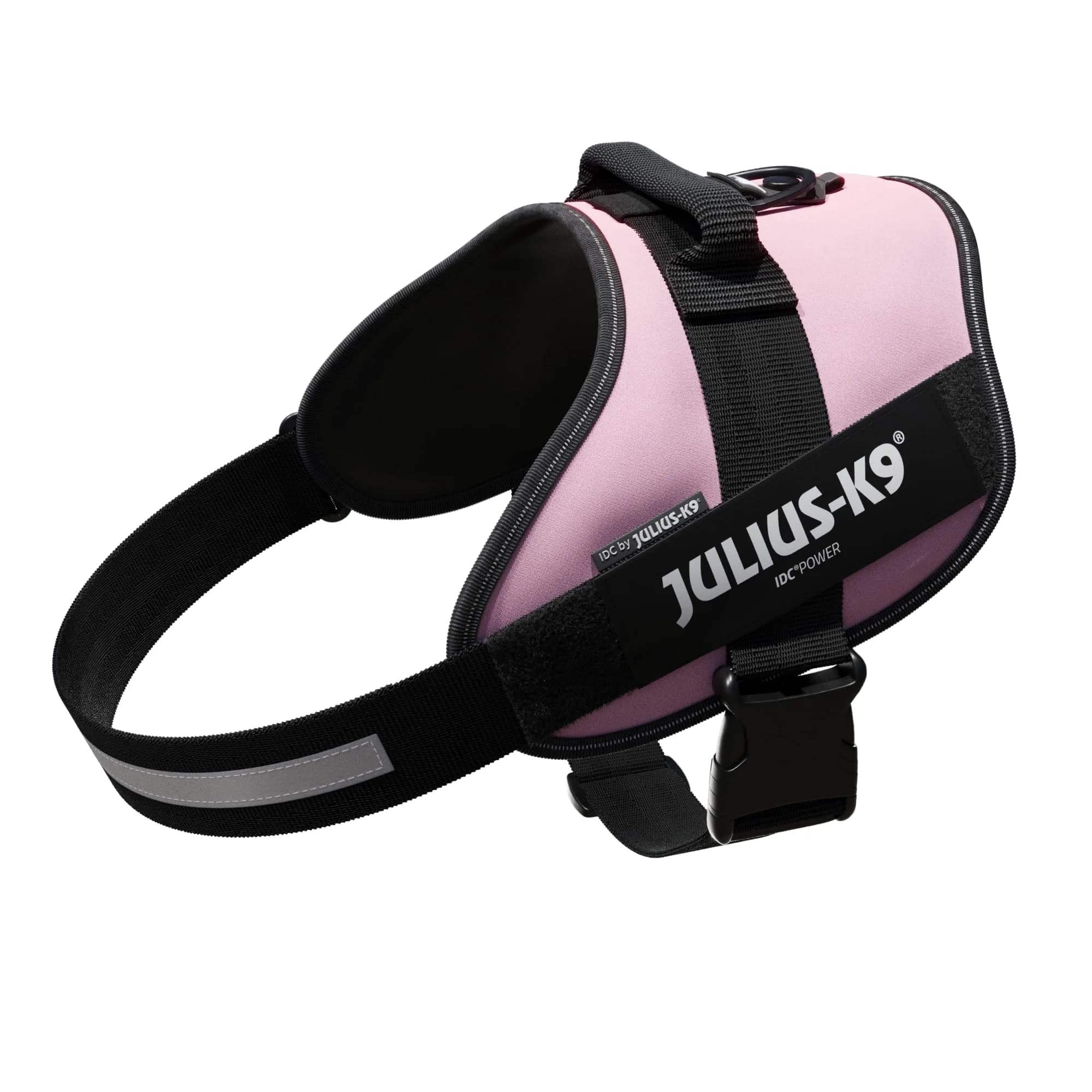 Julius-K9 IDC Powerharness Dog Harness Size 1 (26-33.5 inch Chest) | Reflective, Water-Repellent, European-Made — Pink / 2XL/3