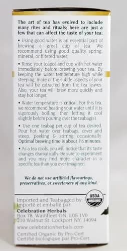 Celebration Herbals Green Tea Sencha Organic 24 Bag | Mild Vegetable Flavor, High Polyphenols, Sushi Restaurant Aroma thumbnail 4