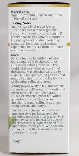 Celebration Herbals Green Tea Sencha Organic 24 Bag | Mild Vegetable Flavor, High Polyphenols, Sushi Restaurant Aroma thumbnail 5