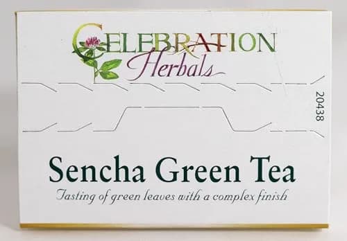 Celebration Herbals Green Tea Sencha Organic 24 Bag | Mild Vegetable Flavor, High Polyphenols, Sushi Restaurant Aroma thumbnail 7