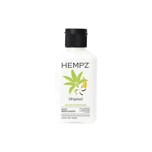 Hempz Mini Original Body Lotion Floral Banana 65ml (2.25 Fl Oz) | Hydrating Formula with Hemp Seed Oil thumbnail 1