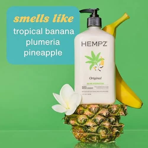 Hempz Mini Original Body Lotion Floral Banana 65ml (2.25 Fl Oz) | Hydrating Formula with Hemp Seed Oil thumbnail 3