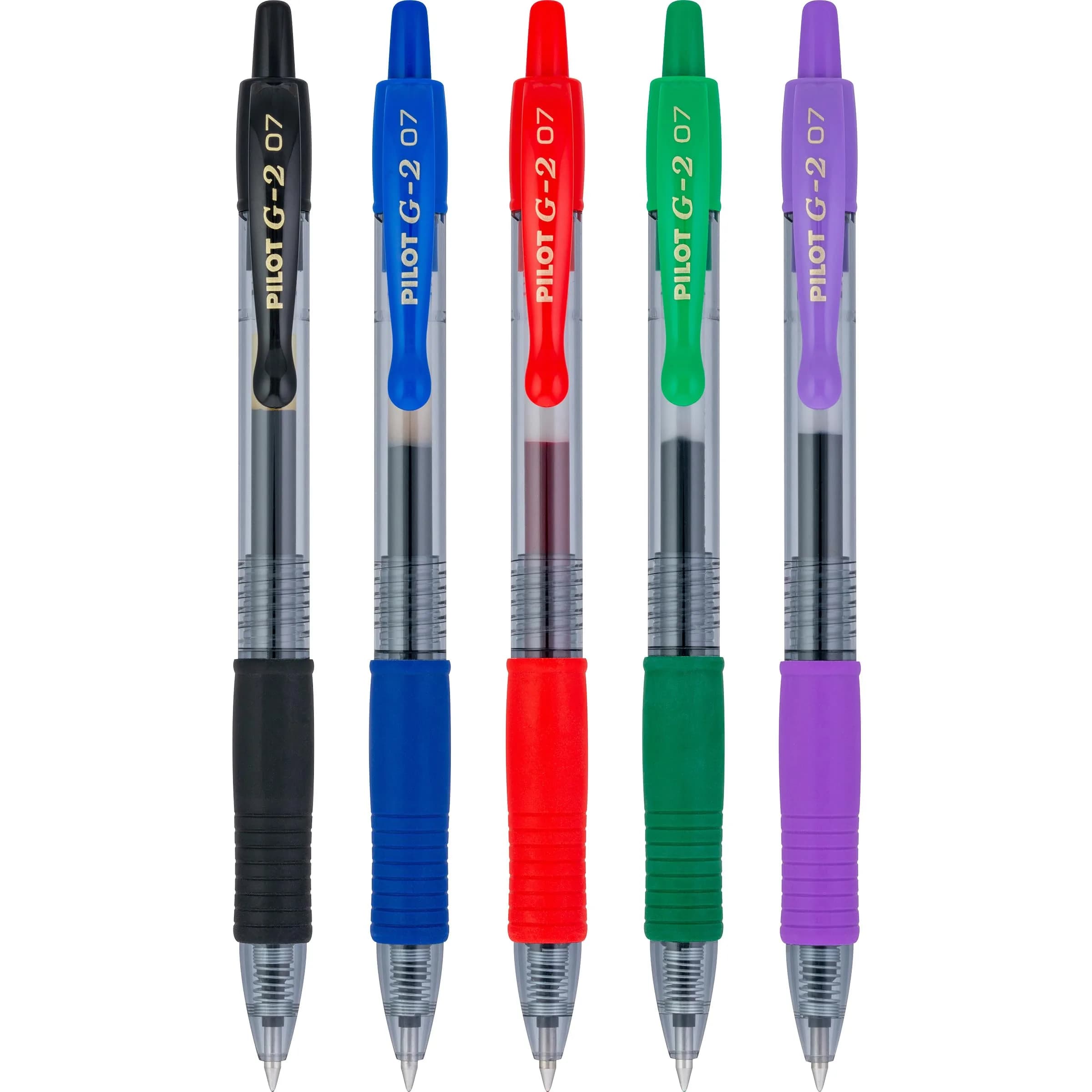 Pilot G2 Premium Gel Ink Rollerball Pens Fine Point 0.7mm Assorted Colors 5-Pack | Smooth Writing for Students & Office - view 5