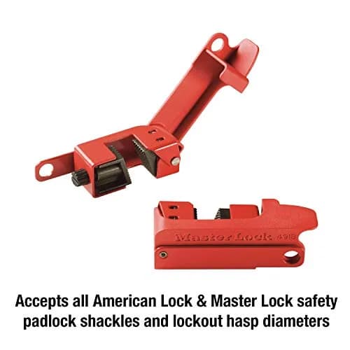 Master Lock 491B Lockout Tagout Circuit Breaker Tall & Wide Toggles | OSHA Compliant Lockout Device thumbnail 4