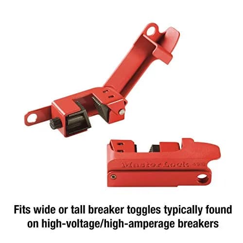 Master Lock 491B Lockout Tagout Circuit Breaker Tall & Wide Toggles | OSHA Compliant Lockout Device thumbnail 3