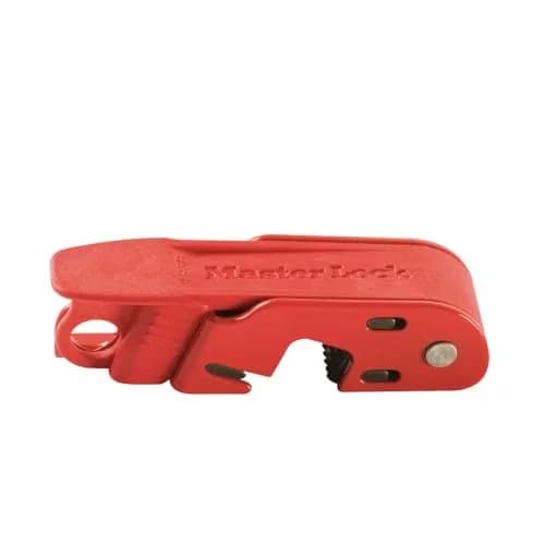 Master Lock Circuit Breaker Lockout 24 Amps | OSHA Compliant Lockout Tagout Device in Red - main product image