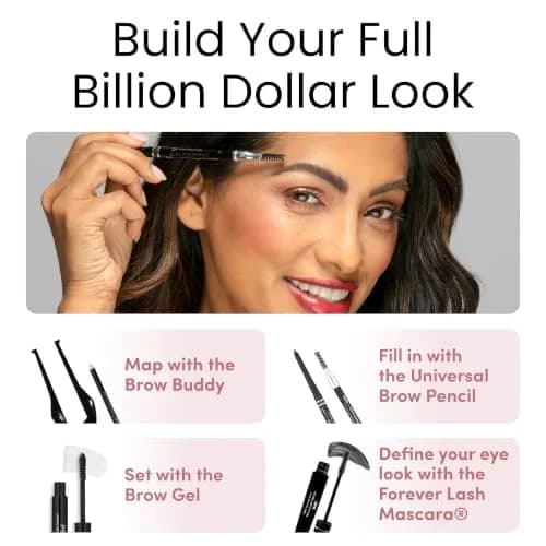 billion dollar brows Duo Brow Highlighter & Concealer Pencil Universal Wand | Instant Lift & Flawless Definition thumbnail 7