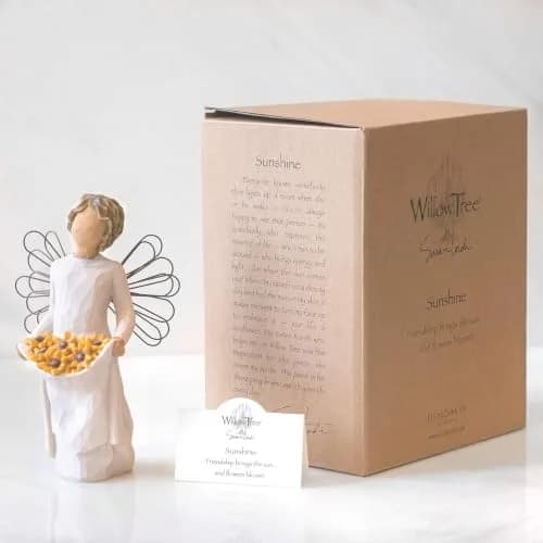 Willow Tree Sunshine Angel Figure 14cm (5.5") | Hand-Painted Resin Collectible thumbnail 6