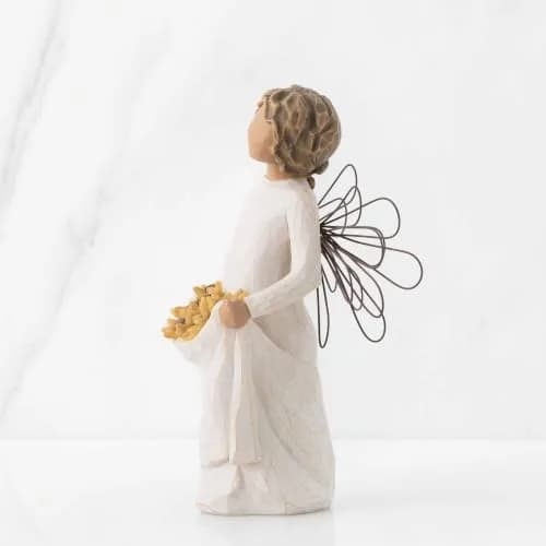 Willow Tree Sunshine Angel Figure 14cm (5.5") | Hand-Painted Resin Collectible thumbnail 3