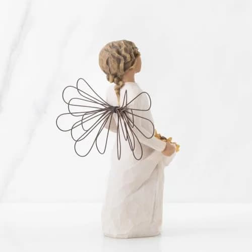 Willow Tree Sunshine Angel Figure 14cm (5.5") | Hand-Painted Resin Collectible thumbnail 4