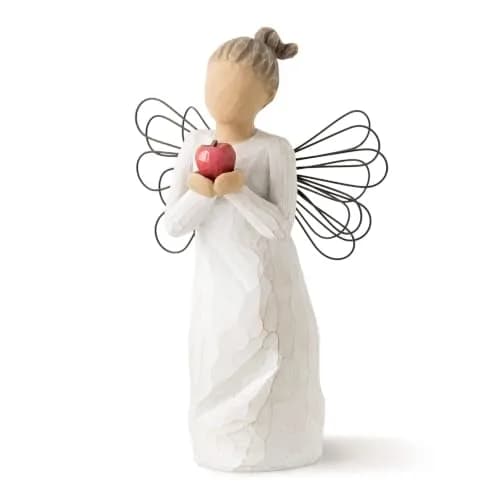 Willow Tree You're The Best! Angel Figurine 5.4 x 4.1 inches | Hand-Painted Resin thumbnail 1