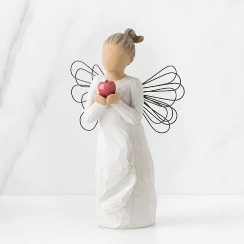 Willow Tree You're The Best! Angel Figurine 5.4 x 4.1 inches | Hand-Painted Resin thumbnail 2