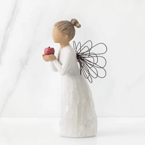Willow Tree You're The Best! Angel Figurine 5.4 x 4.1 inches | Hand-Painted Resin thumbnail 3