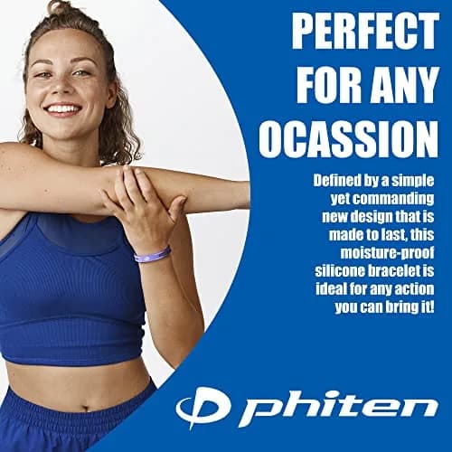 Phiten S-PRO Titanium Bracelet Waterproof Silicone 6.75 Inch | Aqua-Titanium for Muscle Relaxation thumbnail 4