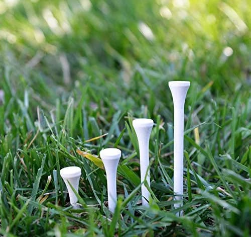 Pride Sports Golf Tee, 2-3/4 inch Deluxe Tee, White | Solid Hardwood, Durable Performance thumbnail 4