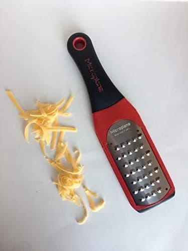 Microplane Artisan Series Extra Coarse Grater & Zester (Red) 20.3 cm (8 in) | USA-Sourced Stainless Steel thumbnail 4