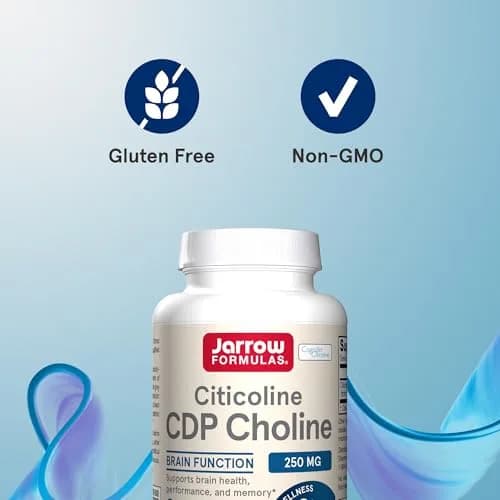 Jarrow Formulas Citicoline CDP Choline 250 mg Capsules | Brain Health Support, Memory Support, Cognitive Performance, Vegan-Friendly (120 Count) thumbnail 5