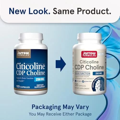 Jarrow Formulas Citicoline CDP Choline 250 mg Capsules | Brain Health Support, Memory Support, Cognitive Performance, Vegan-Friendly (120 Count) thumbnail 2
