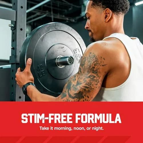 Six Star Pre-Workout N.O Fury Nitric Oxide Booster Pills for Muscle Pumps | Stimulant-Free, 60 Caplets, Unflavored thumbnail 4