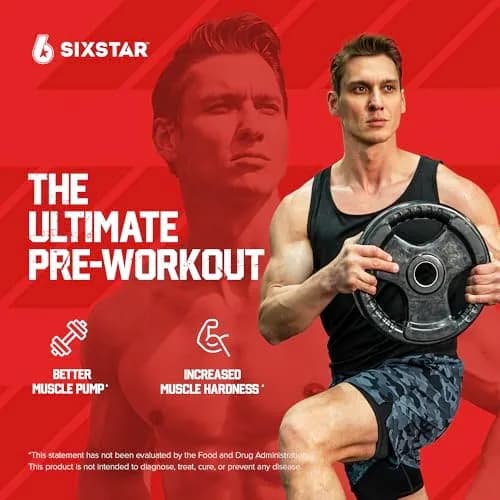 Six Star Pre-Workout N.O Fury Nitric Oxide Booster Pills for Muscle Pumps | Stimulant-Free, 60 Caplets, Unflavored thumbnail 2