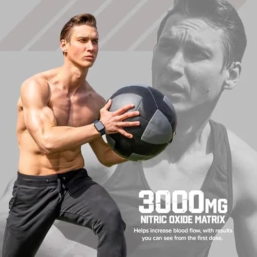 Six Star Pre-Workout N.O Fury Nitric Oxide Booster Pills for Muscle Pumps | Stimulant-Free, 60 Caplets, Unflavored thumbnail 3